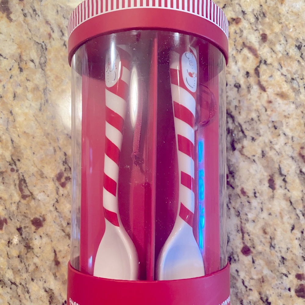 Williams Sonoma Snowman Chef Spoon Set